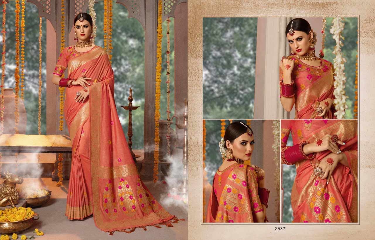 Kessi Rajdhani Silk Cotton Jacquard Banarasi Silk Saree Kessi Rajdhani Silk Cotton Jacquard Banarasi Silk Saree